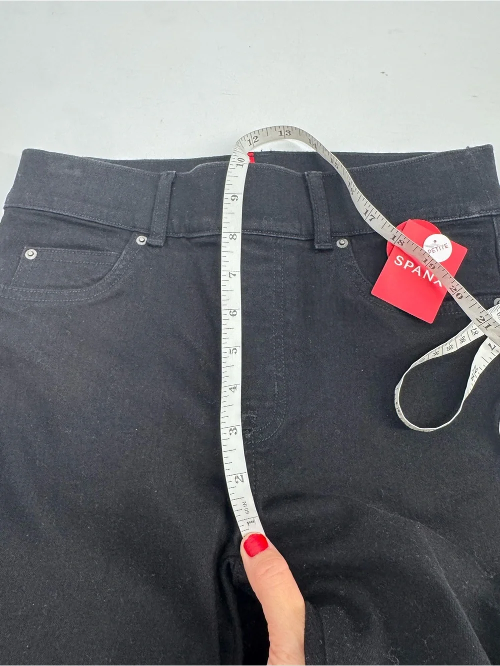 NWT Spanx Clean Black Flare Jeans Pull On Tummy Control Stretch Womens Size S